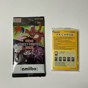 Cards with A Word - Street Fighter amiibo Cards and AR Booster Pack